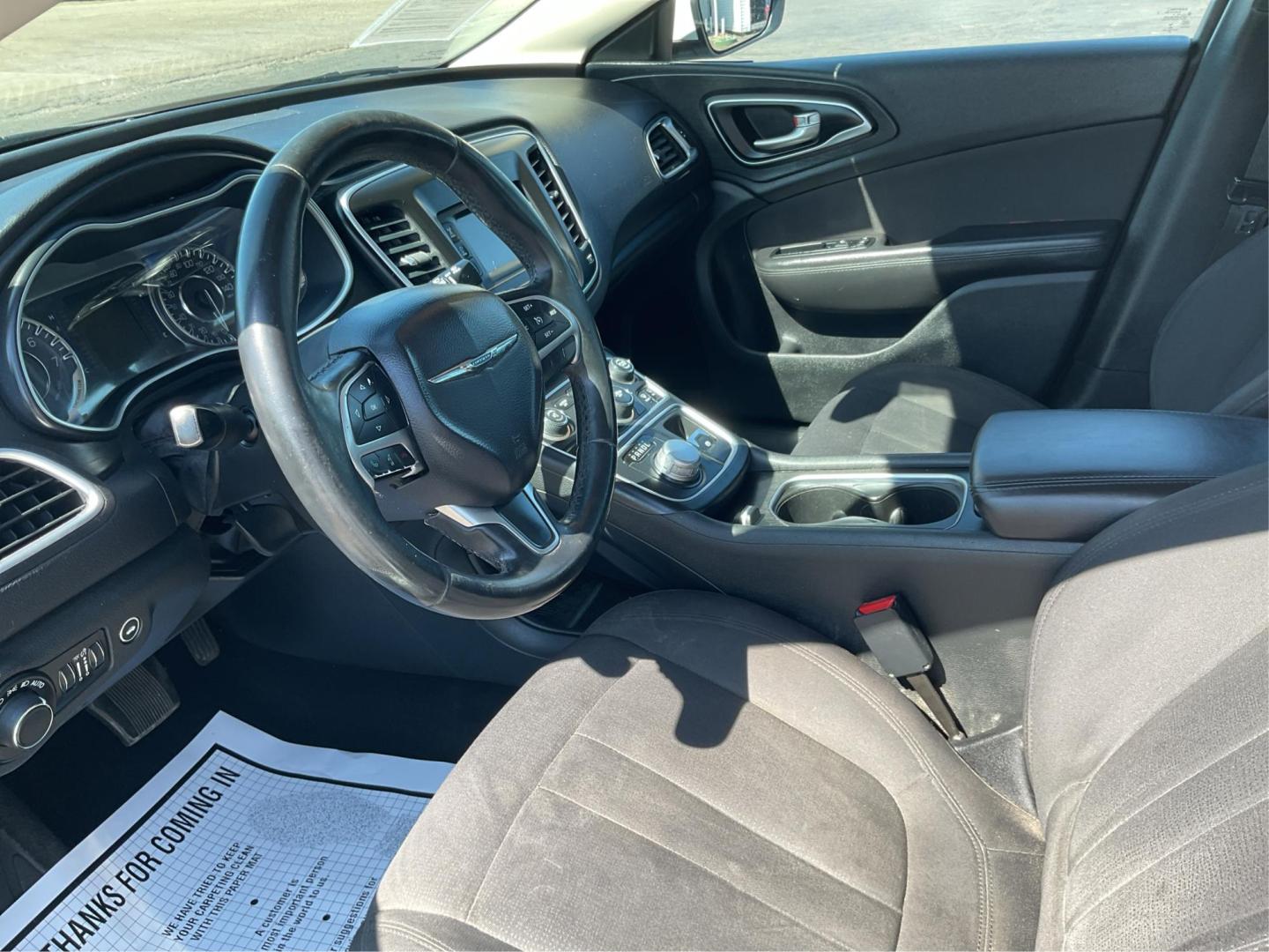 2015 Chrysler 200 Limited (1C3CCCAB5FN) with an 2.4L L4 DOHC 16V engine, 9-Speed Automatic transmission, located at 8750 N County Rd 25A, Piqua, OH, 45356, (937) 908-9800, 40.164391, -84.232513 - Photo#8