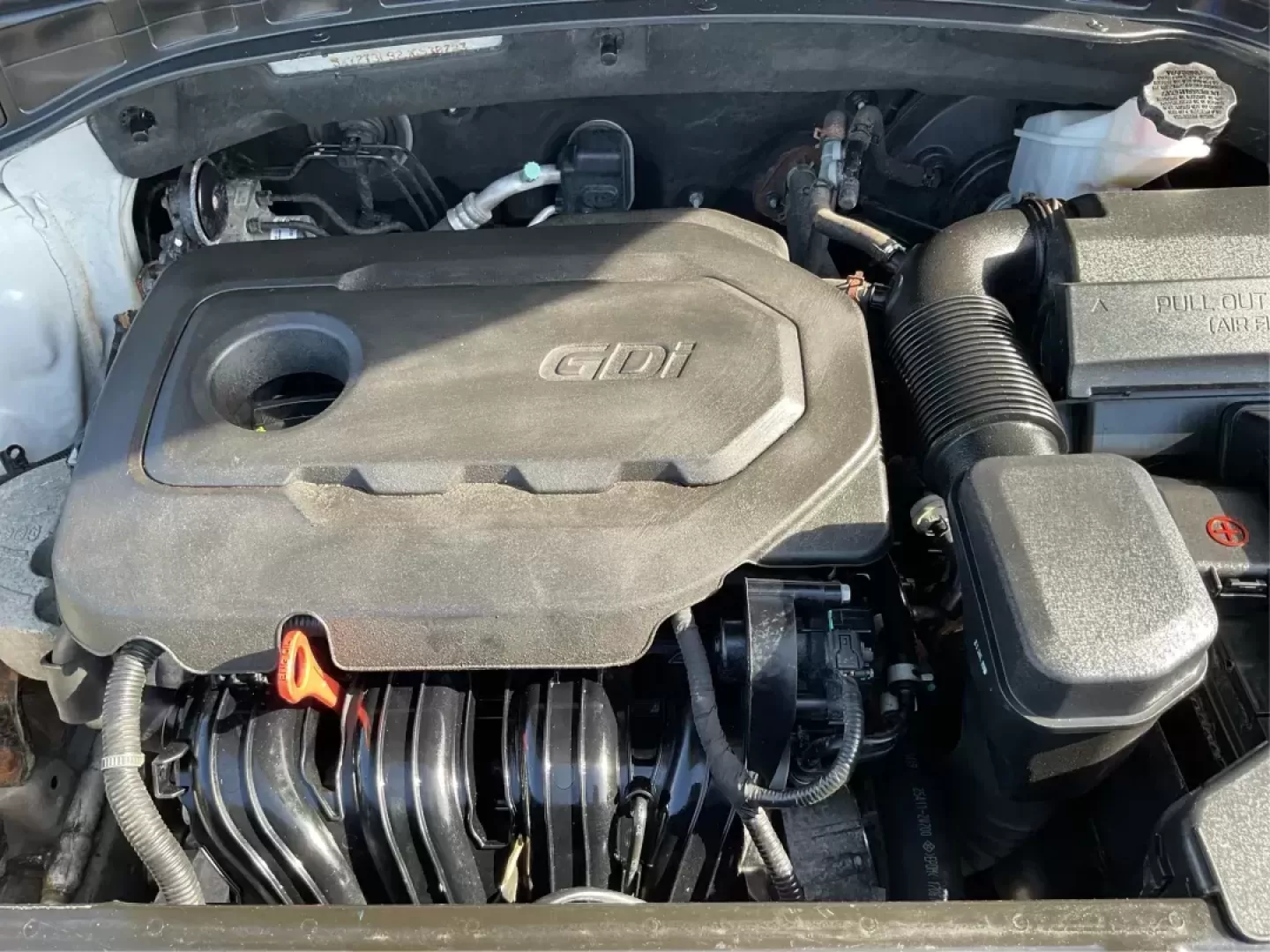 2018 Hyundai Santa Fe Sport 2.4L (5XYZT3LB2JG) with an Theta II 2.4L I-4 gasoline direct injection engine, located at 8750 N County Rd 25A, Piqua, OH, 45356, (937) 908-9800, 40.164391, -84.232513 - 2018 Hyundai Santa Fe Sport 2.4L - Photo#10
