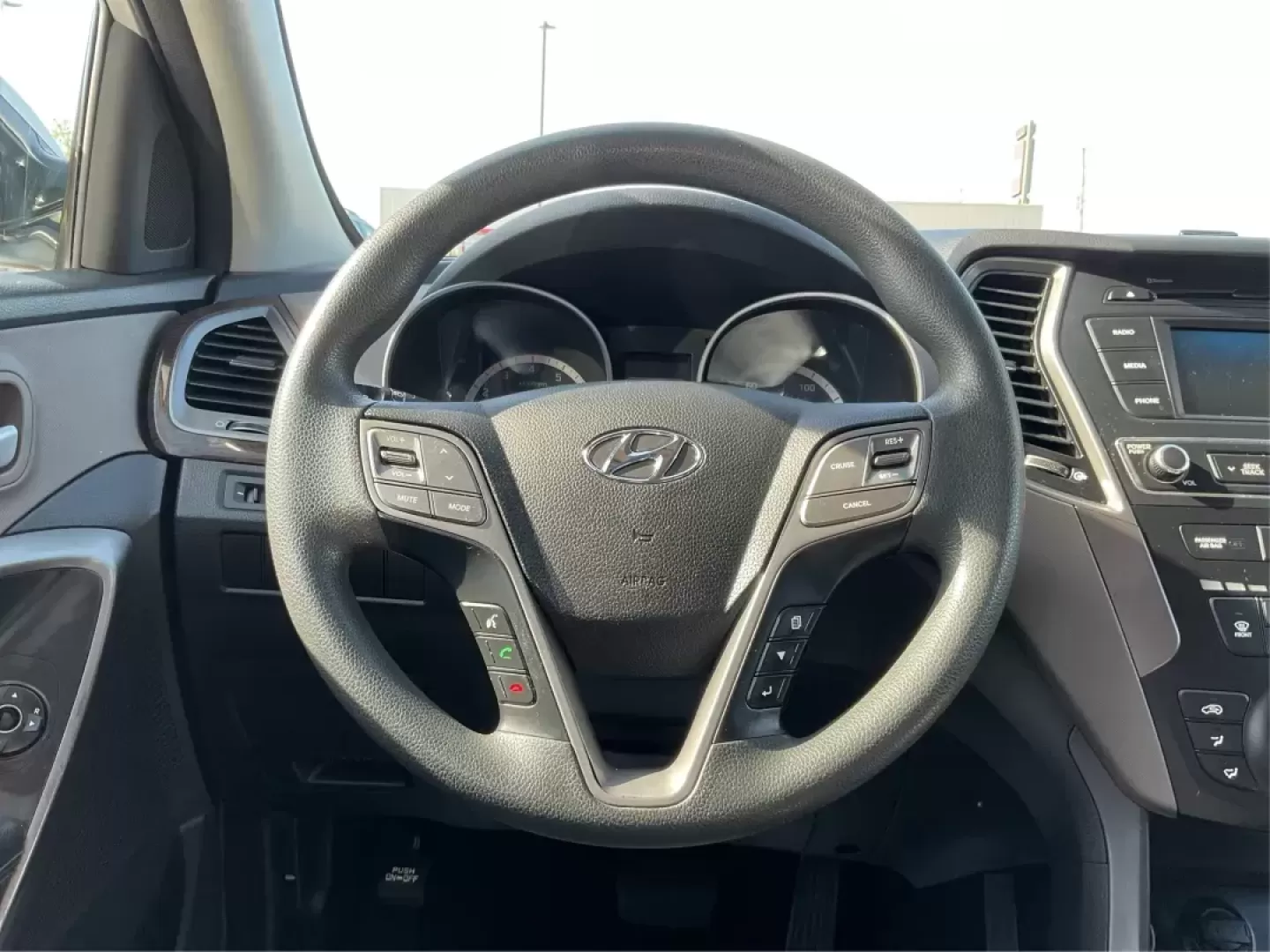 2018 Hyundai Santa Fe Sport 2.4L (5XYZT3LB2JG) with an Theta II 2.4L I-4 gasoline direct injection engine, located at 8750 N County Rd 25A, Piqua, OH, 45356, (937) 908-9800, 40.164391, -84.232513 - 2018 Hyundai Santa Fe Sport 2.4L - Photo#15
