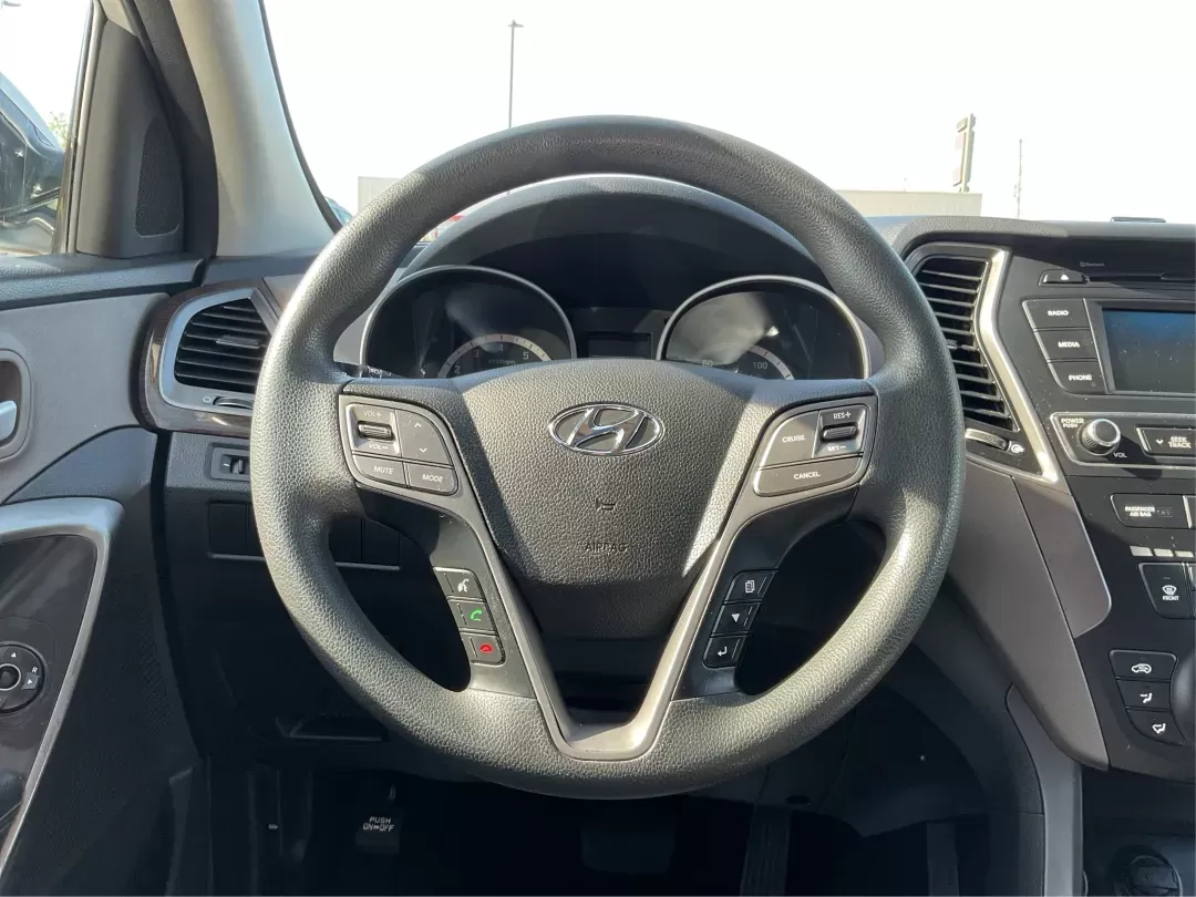 2018 Hyundai Santa Fe Sport 2.4L (5XYZT3LB2JG) with an Theta II 2.4L I-4 gasoline direct injection engine, located at 8750 N County Rd 25A, Piqua, OH, 45356, (937) 908-9800, 40.164391, -84.232513 - 2018 Hyundai Santa Fe Sport 2.4L - Photo#15