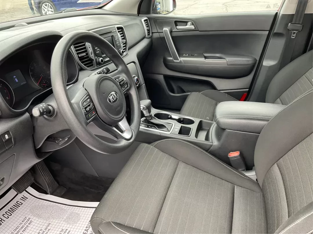 2018 Kia Sportage LX (KNDPM3AC2J7) with an Theta II 2.4L I-4 gasoline direct injection engine, located at 1099 N County Rd 25A , Troy, OH, 45373, (937) 908-9800, 40.057079, -84.212883 - Photo#8