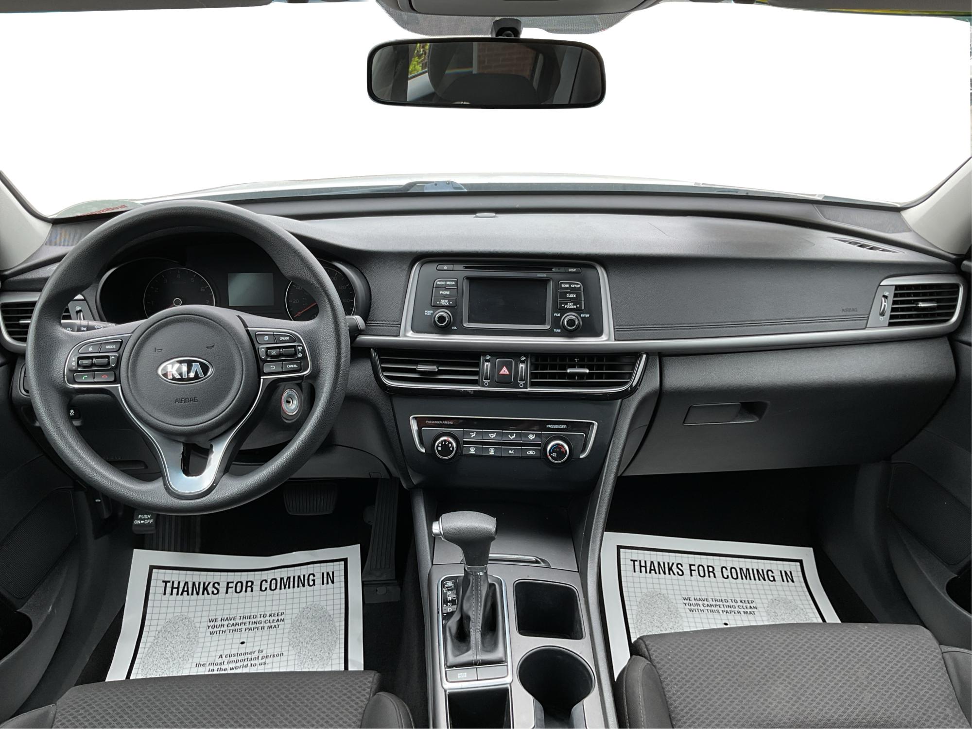 2016 Kia Optima LX (5XXGT4L32GG) with an Theta II 2.4L I-4 gasoline direct injection engine, located at 8750 N County Rd 25A, Piqua, OH, 45356, (937) 908-9800, 40.164391, -84.232513 - Photo#19