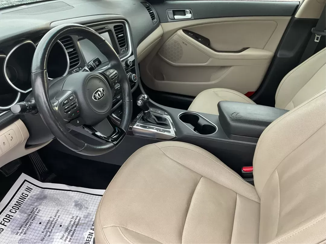 2015 Kia Optima EX (5XXGN4A76FG) with an Theta II 2.4L I-4 gasoline direct injection engine, located at 1099 N County Rd 25A , Troy, OH, 45373, (937) 908-9800, 40.057079, -84.212883 - 2015 Kia Optima EX - Photo#8