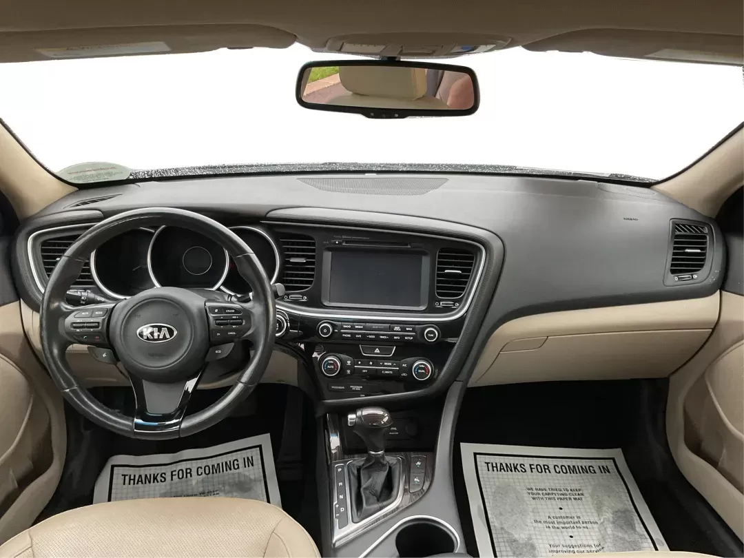 2015 Kia Optima EX (5XXGN4A76FG) with an Theta II 2.4L I-4 gasoline direct injection engine, located at 1099 N County Rd 25A , Troy, OH, 45373, (937) 908-9800, 40.057079, -84.212883 - 2015 Kia Optima EX - Photo#18