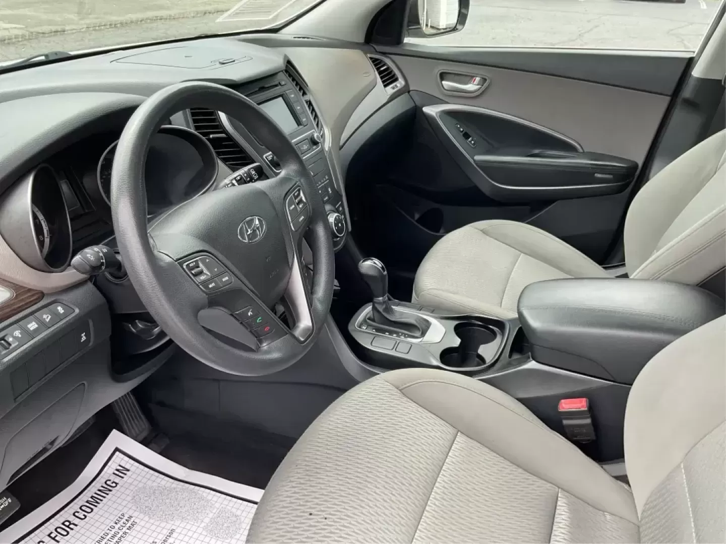 2017 Hyundai Santa Fe Sport 2.4L (5NMZTDLB4HH) with an Theta II 2.4L I-4 gasoline direct injection engine, located at 1951 S Dayton Lakeview Rd., New Carlisle, OH, 45344, (937) 908-9800, 39.890999, -84.050255 - Photo#8