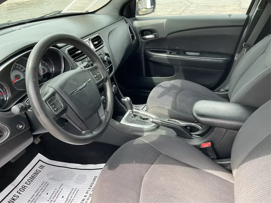 2012 Chrysler 200 LX (1C3CCBAB7CN) with an 2.4L L4 DOHC 16V engine, 6-Speed Automatic transmission, located at 1099 N County Rd 25A , Troy, OH, 45373, (937) 908-9800, 40.057079, -84.212883 - 2012 Chrysler 200 LX - Photo#8