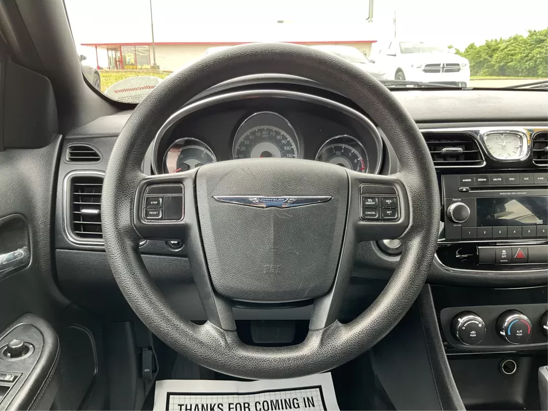 2012 Chrysler 200 LX (1C3CCBAB7CN) with an 2.4L L4 DOHC 16V engine, 6-Speed Automatic transmission, located at 1099 N County Rd 25A , Troy, OH, 45373, (937) 908-9800, 40.057079, -84.212883 - 2012 Chrysler 200 LX - Photo#15