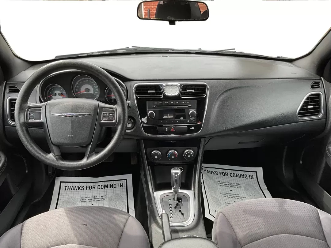2012 Chrysler 200 LX (1C3CCBAB7CN) with an 2.4L L4 DOHC 16V engine, 6-Speed Automatic transmission, located at 1099 N County Rd 25A , Troy, OH, 45373, (937) 908-9800, 40.057079, -84.212883 - 2012 Chrysler 200 LX - Photo#18