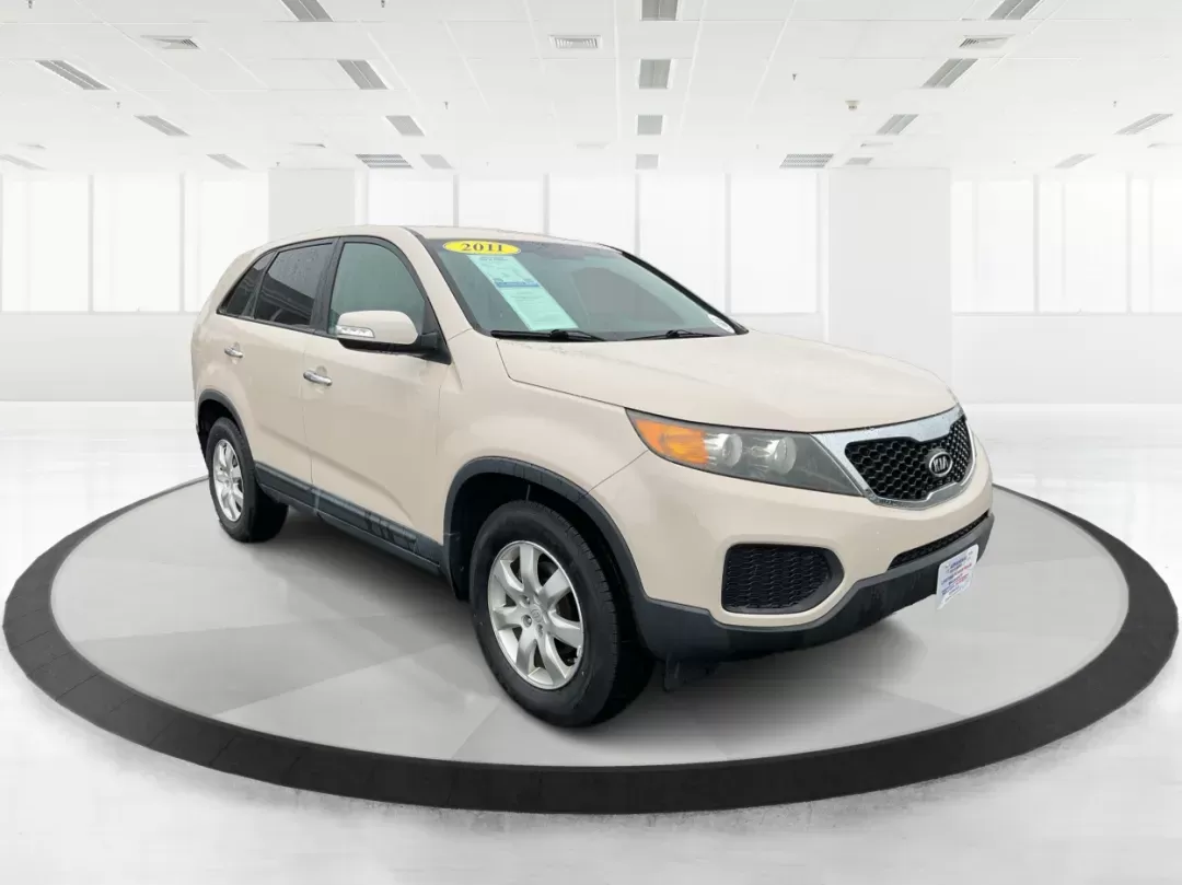 2011 Kia Sorento LX (5XYKT3A1XBG) with an 2.4L I-4 DOHC engine, located at 8750 N County Rd 25A, Piqua, OH, 45356, (937) 908-9800, 40.164391, -84.232513 - 2011 Kia Sorento LX - Photo#0