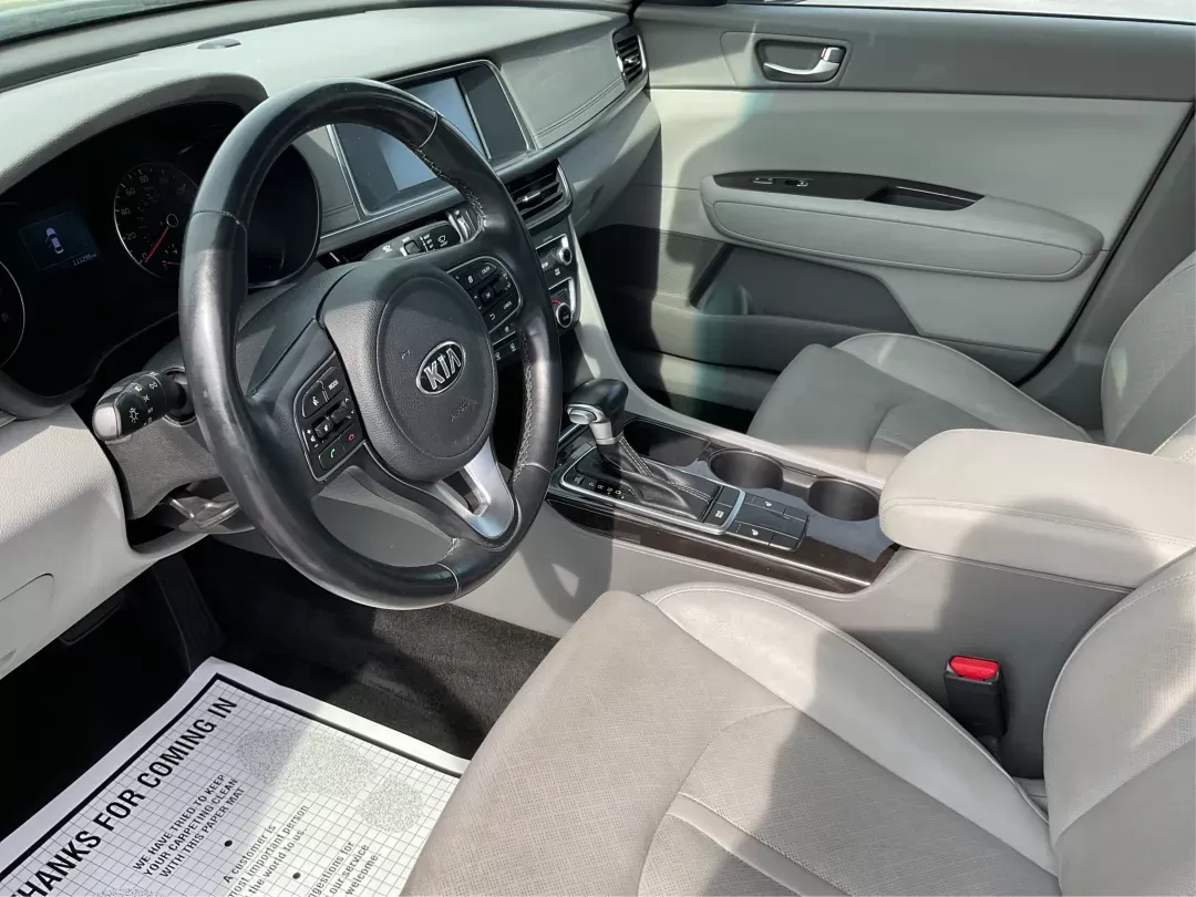 2018 Kia Optima EX (5XXGU4L36JG) with an Theta II 2.4L I-4 gasoline direct injection engine, located at 880 E. National Road, Vandalia, OH, 45377, (937) 908-9800, 39.891918, -84.183594 - 2018 Kia Optima EX - Photo#7