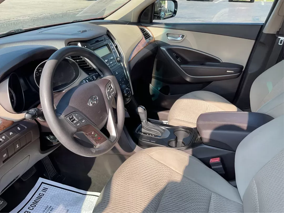 2013 Hyundai Santa Fe Sport (5XYZTDLB7DG) with an Theta II 2.4L I-4 gasoline direct injection engine, located at 880 E. National Road, Vandalia, OH, 45377, (937) 908-9800, 39.891918, -84.183594 - 2013 Hyundai Santa Fe Sport - Photo#8