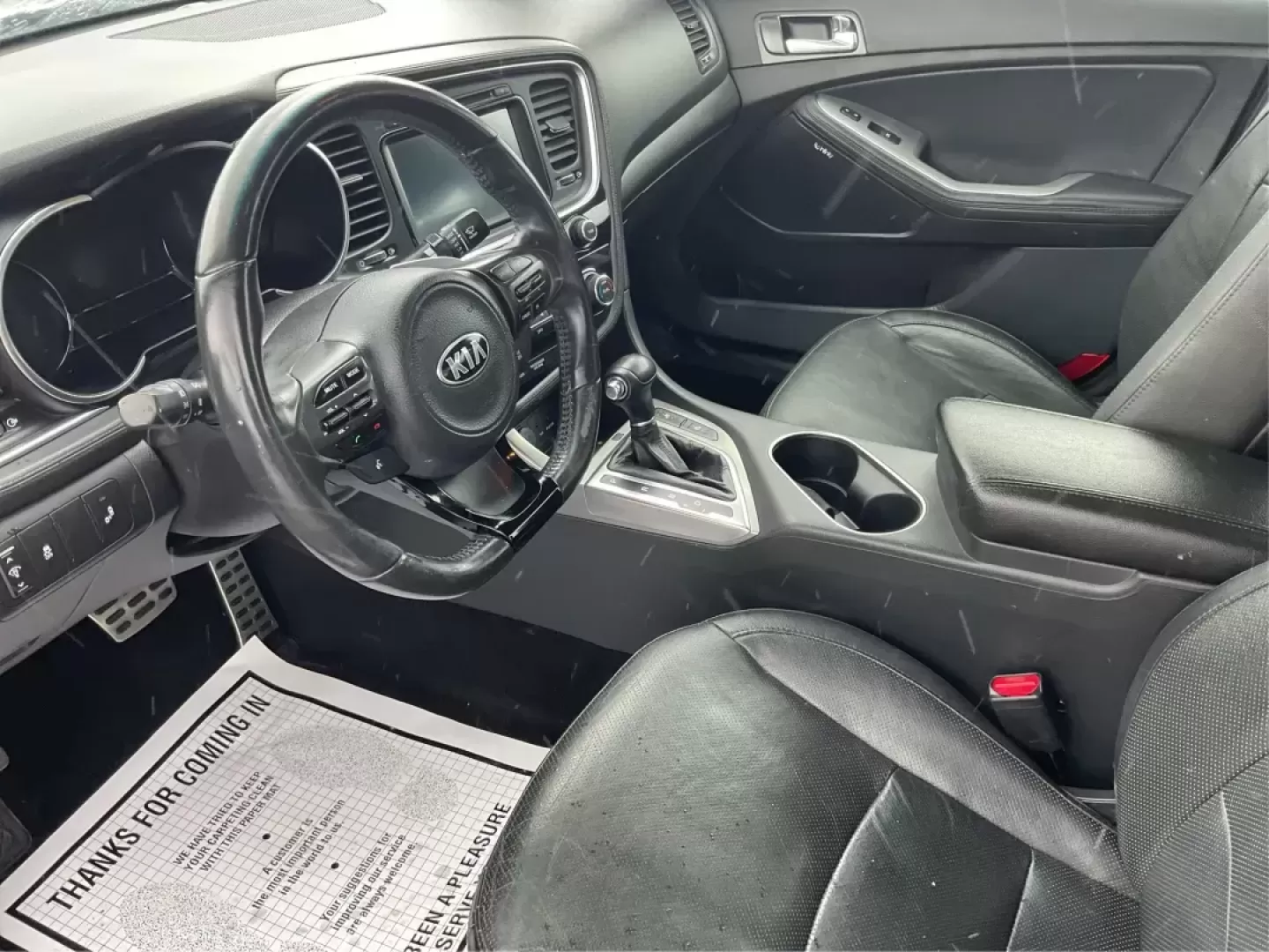 2014 Kia Optima SX Turbo (5XXGR4A63EG) with an Theta II 2L I-4 gasoline direct injection engine, located at 1951 S Dayton Lakeview Rd., New Carlisle, OH, 45344, (937) 908-9800, 39.890999, -84.050255 - Photo#8
