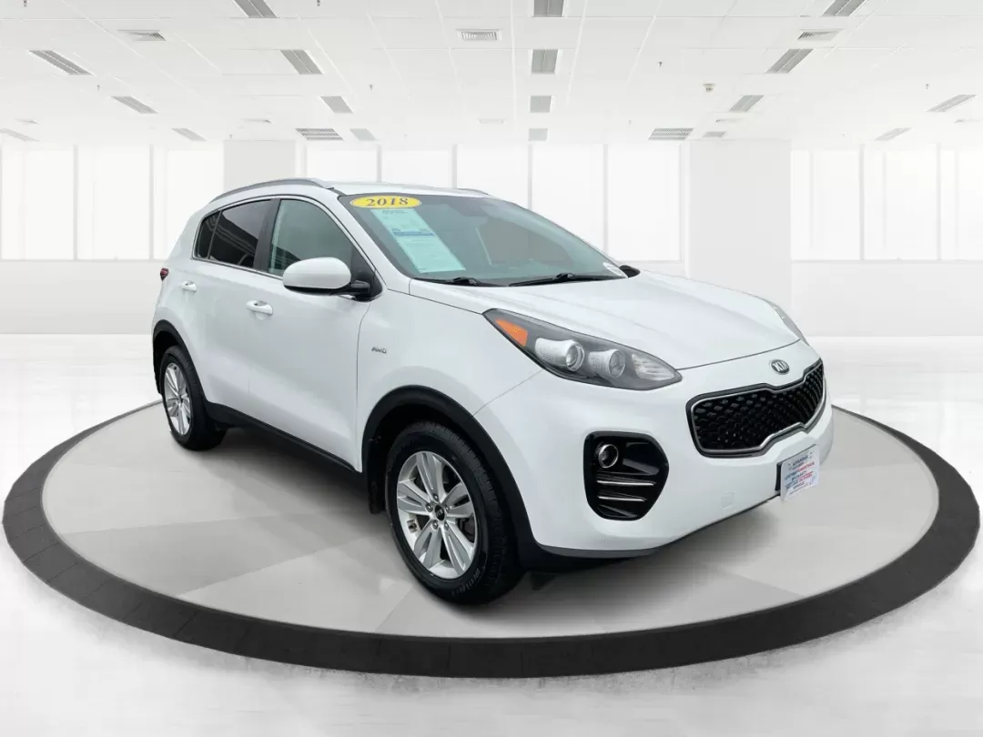 2018 Kia Sportage LX (KNDPMCACXJ7) with an Theta II 2.4L I-4 gasoline direct injection engine, located at 880 E. National Road, Vandalia, OH, 45377, (937) 908-9800, 39.891918, -84.183594 - 2018 Kia Sportage LX - Photo#0