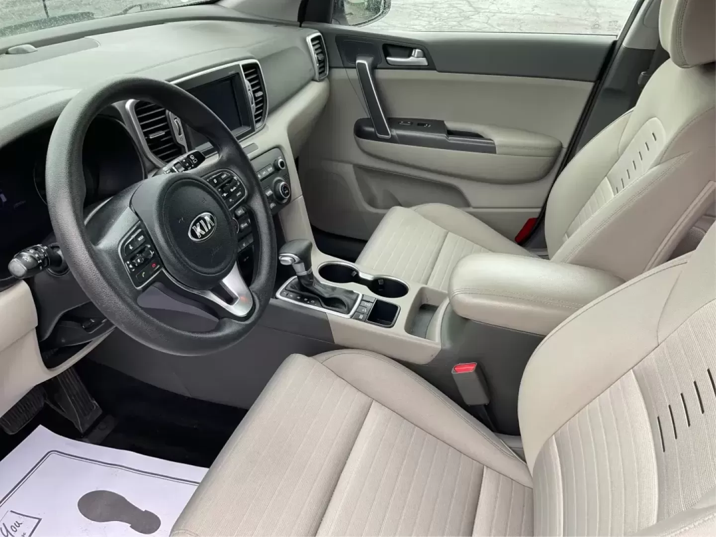 2018 Kia Sportage LX (KNDPMCACXJ7) with an Theta II 2.4L I-4 gasoline direct injection engine, located at 880 E. National Road, Vandalia, OH, 45377, (937) 908-9800, 39.891918, -84.183594 - Photo#7