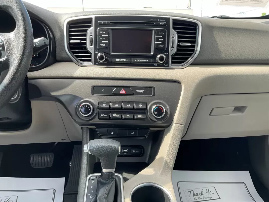 2017 Kia Sportage LX (KNDPMCAC2H7) with an Theta II 2.4L I-4 gasoline direct injection engine, located at 880 E. National Road, Vandalia, OH, 45377, (937) 908-9800, 39.891918, -84.183594 - 2017 Kia Sportage LX - Photo#12