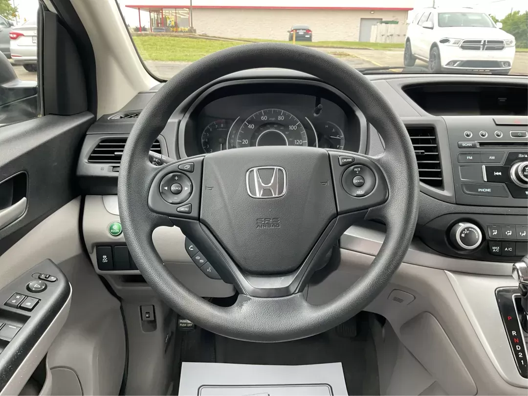2013 Honda CR-V LX (5J6RM3H37DL) with an 2.4L I-4 DOHC engine, located at 401 Woodman Dr, Riverside, OH, 45431, (937) 908-9800, 39.760899, -84.123421 - 2013 Honda CR-V LX - Photo#15