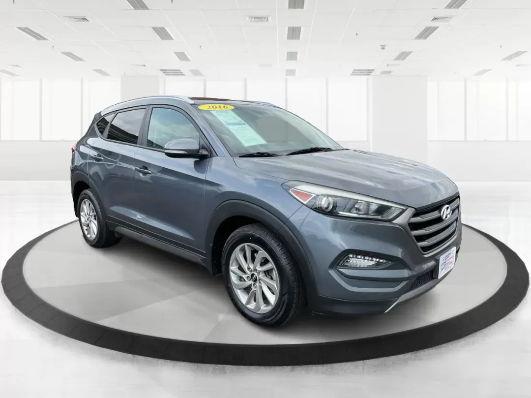 2016 Hyundai Tucson Eco (KM8J3CA24GU) with an 1.6L I-4 gasoline direct injection engine, located at 8750 N County Rd 25A, Piqua, OH, 45356, (937) 908-9800, 40.164391, -84.232513 - 2016 Hyundai Tucson Eco - Photo#0