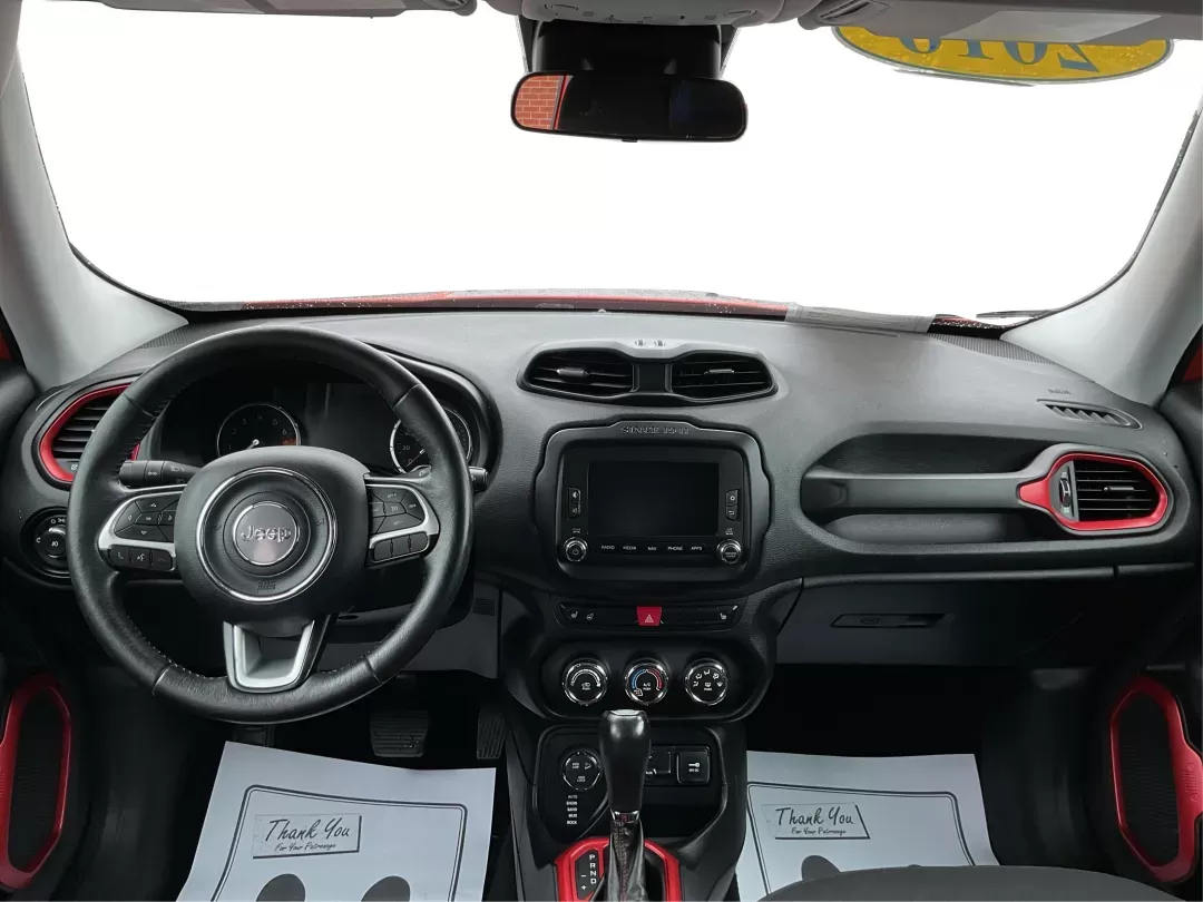 2016 Jeep Renegade Trailhawk (ZACCJBCT1GP) with an Tigershark MultiAir 2.4L I-4 variable valve contro engine, located at 1099 N County Rd 25A , Troy, OH, 45373, (937) 908-9800, 40.057079, -84.212883 - 2016 Jeep Renegade Trailhawk - Photo#19