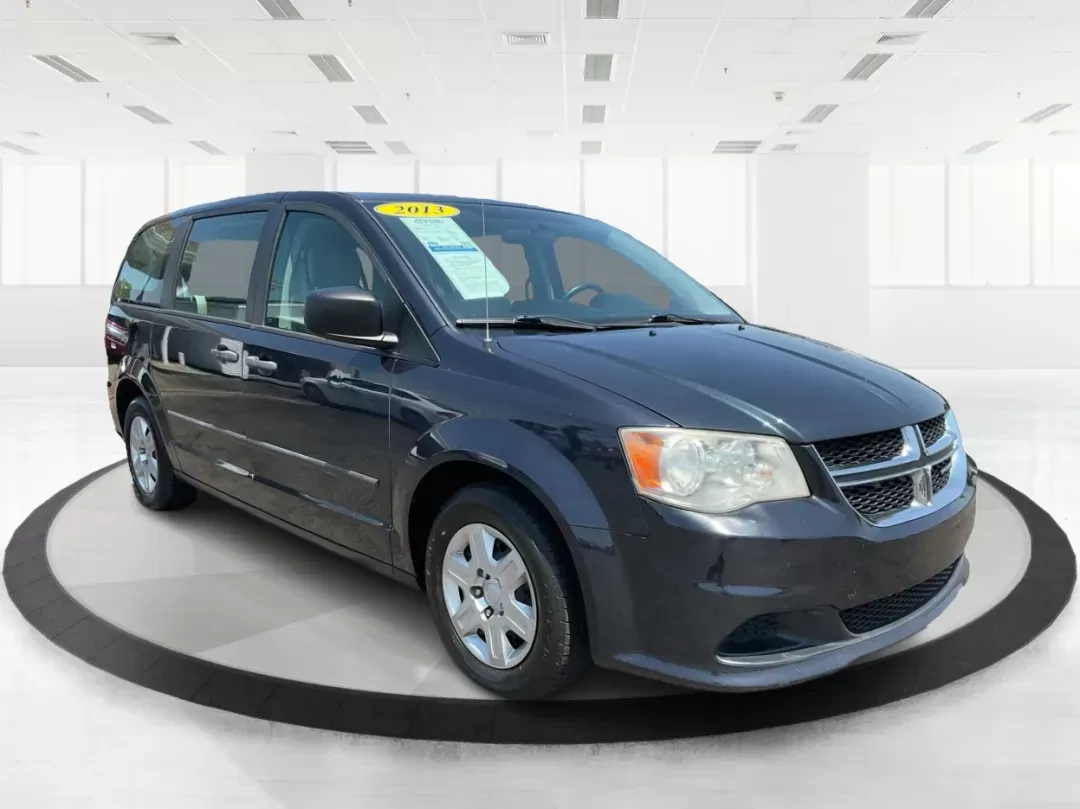 2013 Dodge Grand Caravan SE (2C4RDGBG2DR) with an 3.6L V6 DOHC 24V engine, 6-Speed Automatic transmission, located at 401 Woodman Dr, Riverside, OH, 45431, (937) 908-9800, 39.760899, -84.123421 - 2013 Dodge Grand Caravan SE - Photo#0