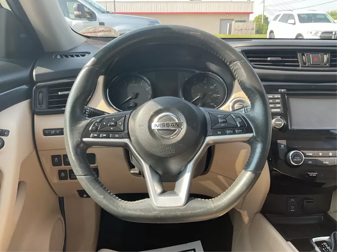 2017 Nissan Rogue SV (5N1AT2MV3HC) with an 2.5L I-4 DOHC engine, located at 1099 N County Rd 25A , Troy, OH, 45373, (937) 908-9800, 40.057079, -84.212883 - Photo#14