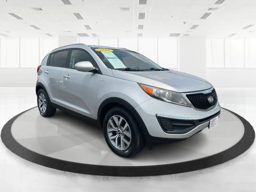 2016 Kia Sportage LX (KNDPBCACXG7) with an Theta II 2.4L I-4 gasoline direct injection engine, located at 401 Woodman Dr, Riverside, OH, 45431, (937) 908-9800, 39.760899, -84.123421 - 2016 Kia Sportage LX - Photo#0