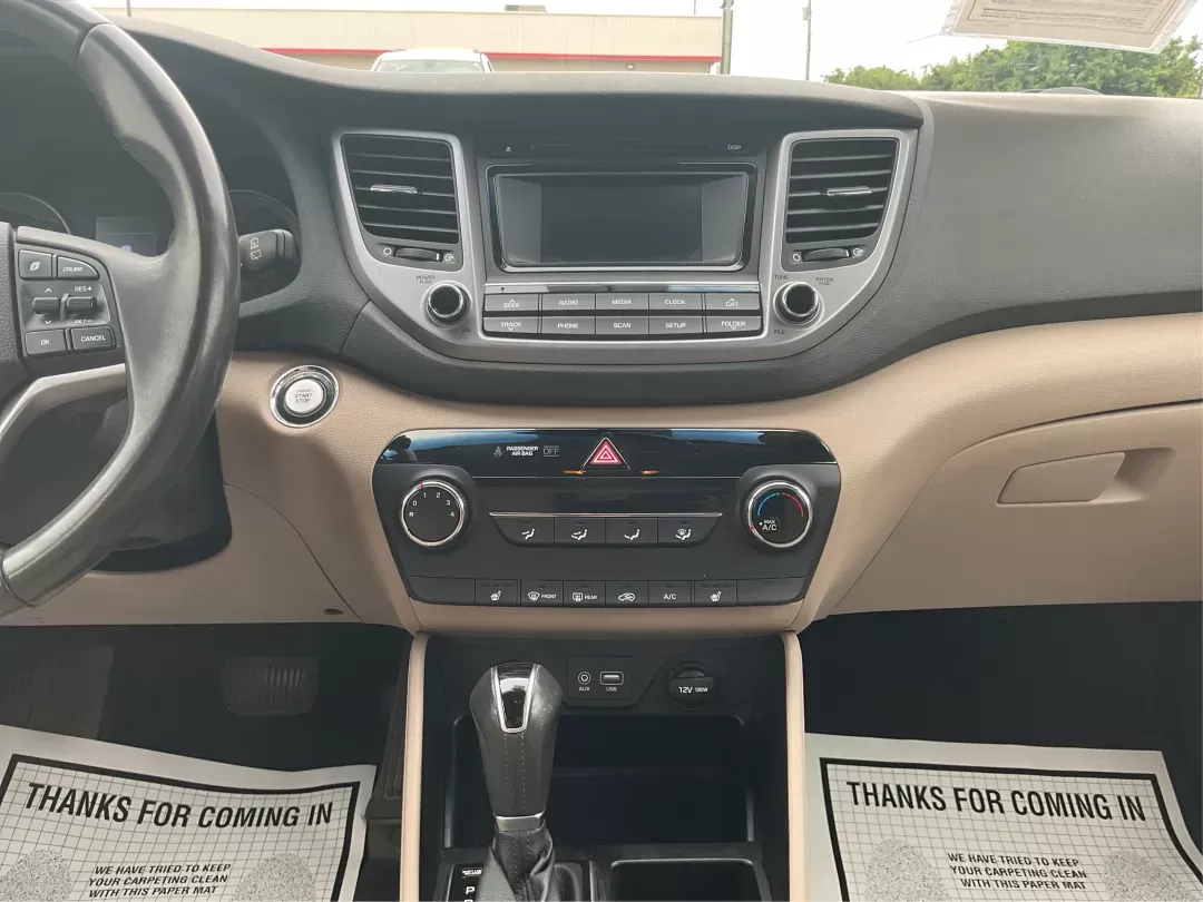 2017 Hyundai Tucson Sport (KM8J3CA29HU) with an 1.6L I-4 gasoline direct injection engine, located at 1099 N County Rd 25A , Troy, OH, 45373, (937) 908-9800, 40.057079, -84.212883 - Photo#12
