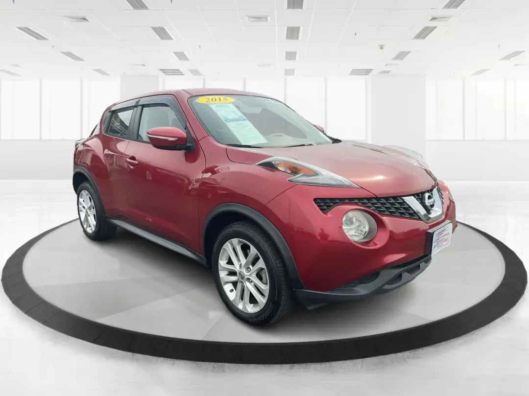 2015 Nissan Juke S (JN8AF5MR1FT) with an 1.6L I-4 gasoline direct injection engine, located at 8750 N County Rd 25A, Piqua, OH, 45356, (937) 908-9800, 40.164391, -84.232513 - Photo#0
