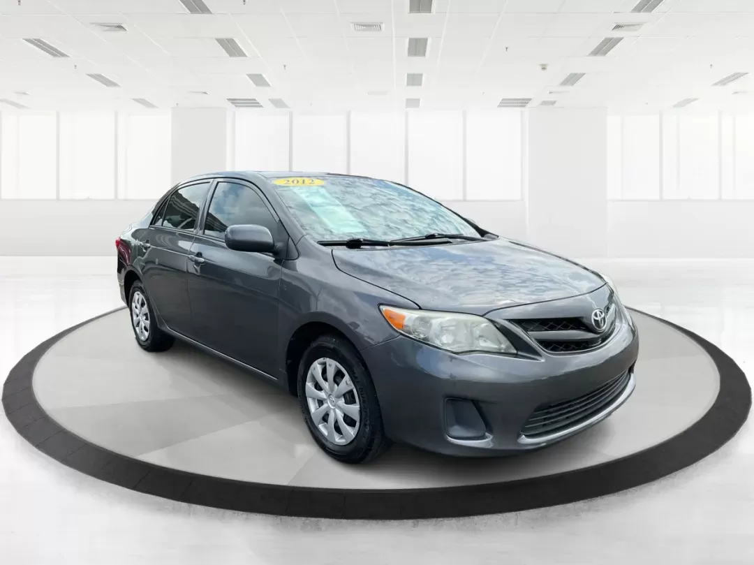 2012 Toyota Corolla LE (2T1BU4EEXCC) with an 1.8L I-4 DOHC engine, located at 401 Woodman Dr, Riverside, OH, 45431, (937) 908-9800, 39.760899, -84.123421 - Photo#0