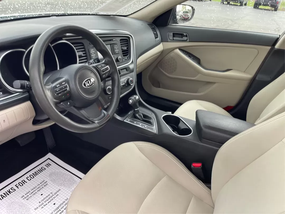 2014 Kia Optima LX (5XXGM4A77EG) with an Theta II 2.4L I-4 gasoline direct injection engine, located at 401 Woodman Dr, Riverside, OH, 45431, (937) 908-9800, 39.760899, -84.123421 - Photo#8
