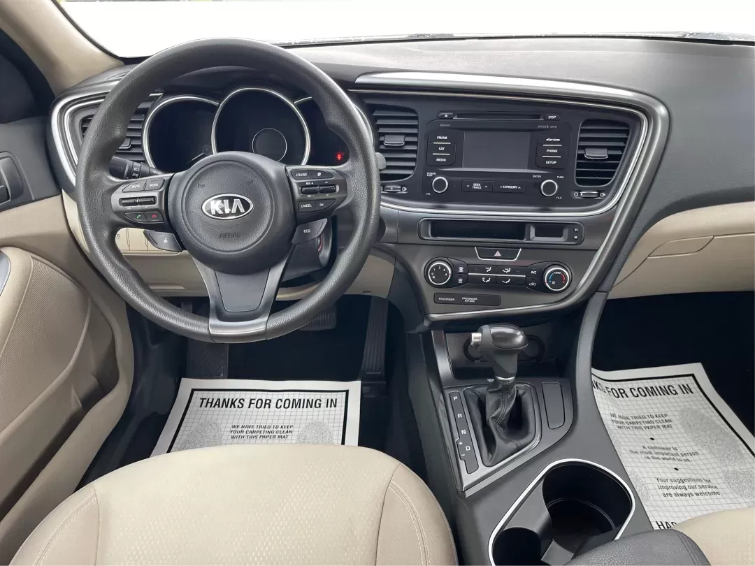 2014 Kia Optima LX (5XXGM4A77EG) with an Theta II 2.4L I-4 gasoline direct injection engine, located at 401 Woodman Dr, Riverside, OH, 45431, (937) 908-9800, 39.760899, -84.123421 - Photo#20