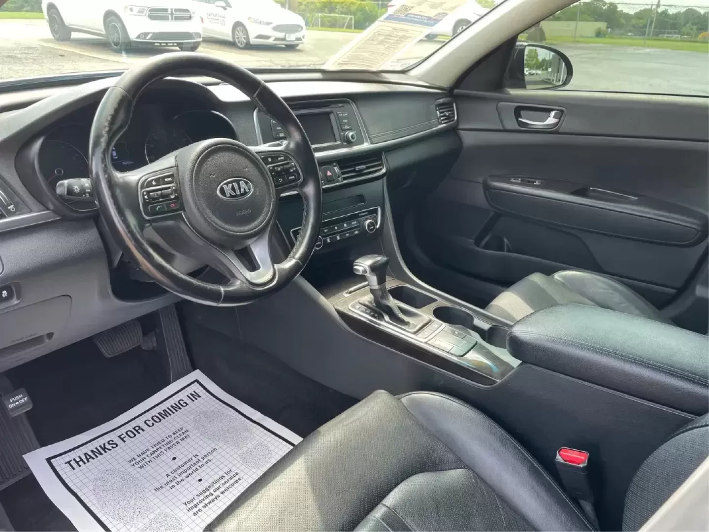 2016 Kia Optima EX (5XXGU4L35GG) with an Theta II 2.4L I-4 gasoline direct injection engine, located at 1230 East Main St, Xenia, OH, 45385, (937) 908-9800, 39.688026, -83.910172 - Photo#8