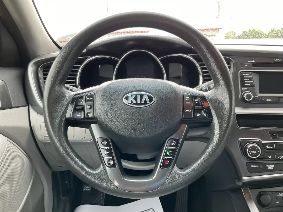 2013 Kia Optima LX (5XXGM4A72DG) with an 2.4L I-4 gasoline direct injection engine, located at 401 Woodman Dr, Riverside, OH, 45431, (937) 908-9800, 39.760899, -84.123421 - Photo#14