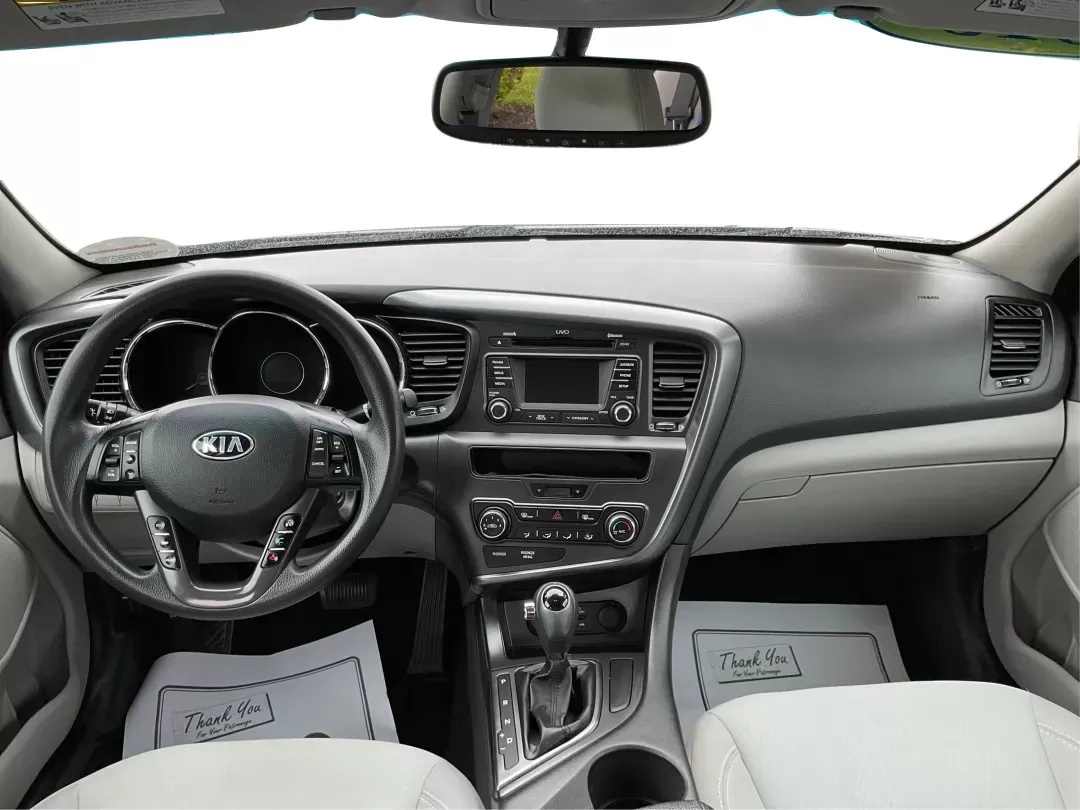 2013 Kia Optima LX (5XXGM4A72DG) with an 2.4L I-4 gasoline direct injection engine, located at 401 Woodman Dr, Riverside, OH, 45431, (937) 908-9800, 39.760899, -84.123421 - Photo#18