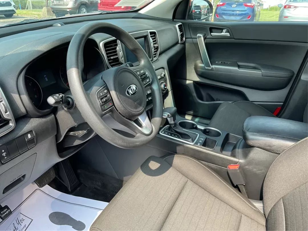 2017 Kia Sportage LX (KNDPMCAC7H7) with an Theta II 2.4L I-4 gasoline direct injection engine, located at 880 E. National Road, Vandalia, OH, 45377, (937) 908-9800, 39.891918, -84.183594 - Photo#8