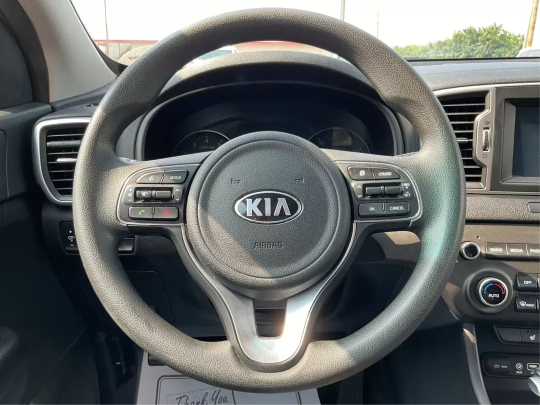 2017 Kia Sportage LX (KNDPMCAC7H7) with an Theta II 2.4L I-4 gasoline direct injection engine, located at 880 E. National Road, Vandalia, OH, 45377, (937) 908-9800, 39.891918, -84.183594 - Photo#15
