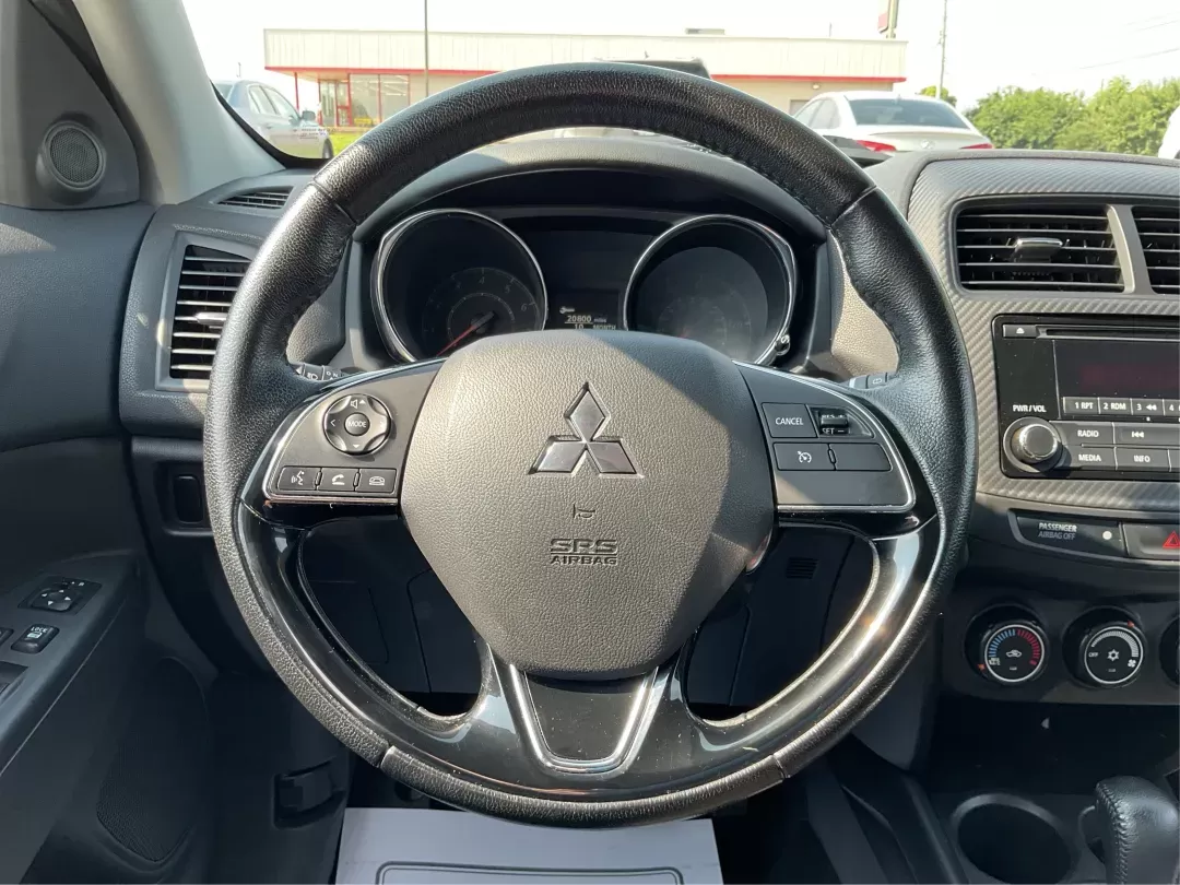 2016 Mitsubishi Outlander Sport 2.0 ES (JA4AP3AU5GZ) with an 2L I-4 DOHC engine, located at 880 E. National Road, Vandalia, OH, 45377, (937) 908-9800, 39.891918, -84.183594 - Photo#15