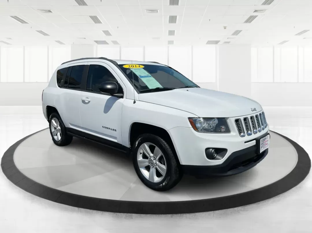 2014 Jeep Compass Sport (1C4NJDBB6ED) with an 2.4L I-4 DOHC engine, located at 401 Woodman Dr, Riverside, OH, 45431, (937) 908-9800, 39.760899, -84.123421 - Photo#0