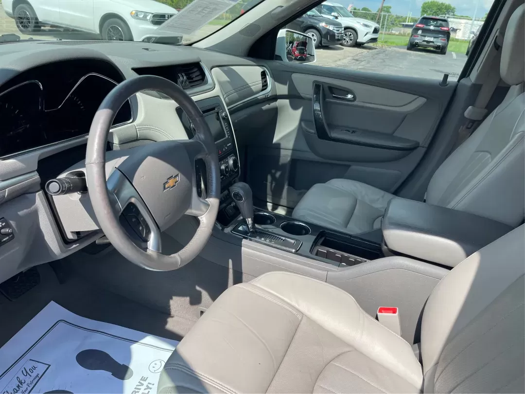 2016 Chevrolet Traverse LTZ (1GNKVJKD6GJ) with an 3.6L V-6 gasoline direct injection engine, located at 1184 Kauffman Ave, Fairborn, OH, 45324, (937) 908-9800, 39.807072, -84.030914 - **Adventure Awaits with This 2016 Chevrolet Traverse LTZ Perfect for Family Road Trips!**<br /> <br /> Are you ready to elevate your family adventures or community outings? The 2016 Chevrolet Traverse LTZ is the perfect vehicle for those who crave space, comfort, and versatility. Whether you're hea - Photo#8