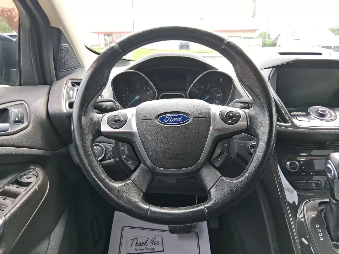 2014 Ford Escape Titanium (1FMCU9J96EU) with an EcoBoost 1.6L I-4 gasoline direct injection engine, located at 4508 South Dixie Dr, Moraine, OH, 45439, (937) 908-9800, 39.689976, -84.218452 - Photo#15