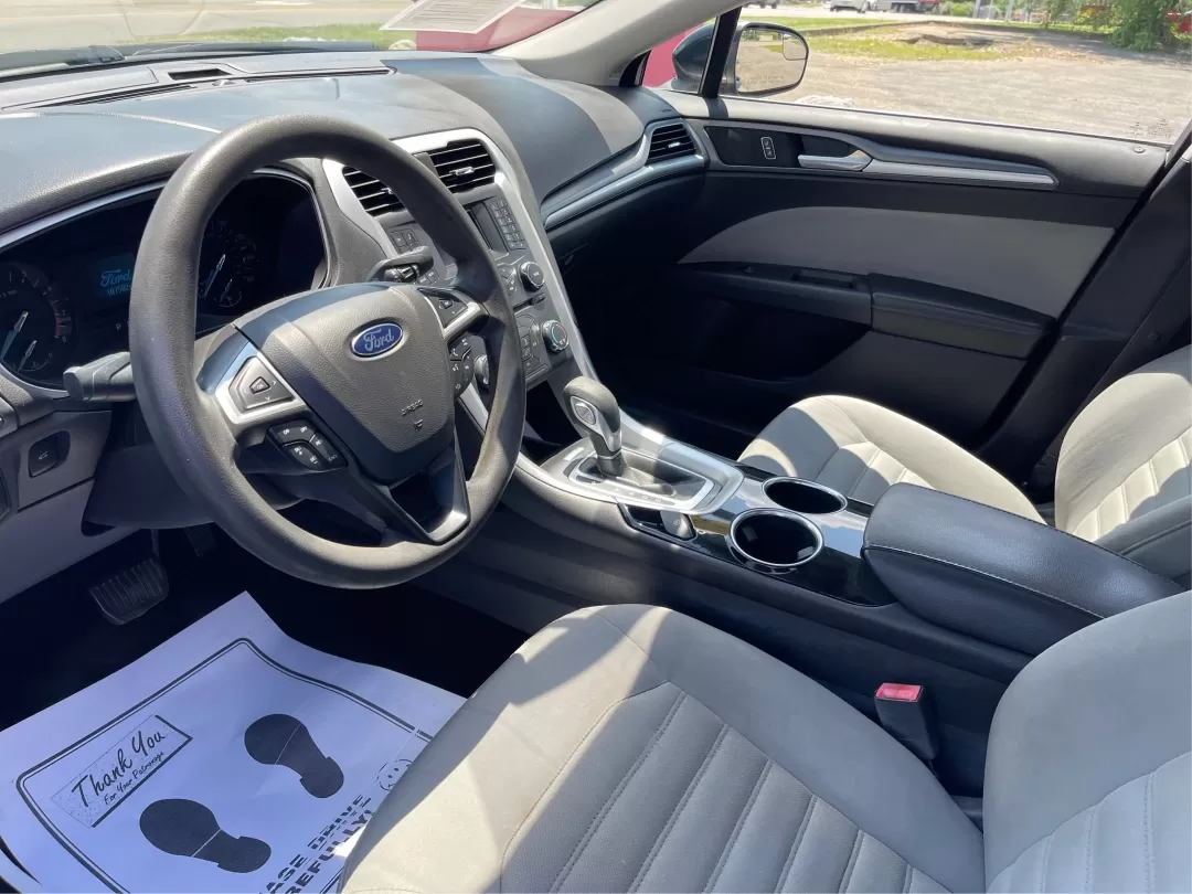 2014 Ford Fusion S (3FA6P0G78ER) with an Duratec 2.5L I-4 DOHC engine, located at 1099 N County Rd 25A , Troy, OH, 45373, (937) 908-9800, 40.057079, -84.212883 - Are you on the hunt for a reliable sedan that fits seamlessly into your everyday life? Look no further than this stunning 2014 Ford Fusion S, available now at Advantage Car and Credit in Fairborn, OH. This vehicle is the perfect choice for budget-conscious buyers or families needing a dependable rid - Photo#8