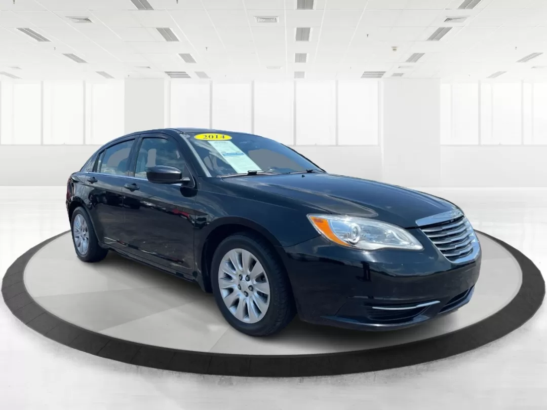 2014 Chrysler 200 LX (1C3CCBAG7EN) with an Other engine, located at 880 E. National Road, Vandalia, OH, 45377, (937) 908-9800, 39.891918, -84.183594 - Are you looking for a reliable car that seamlessly fits into your busy lifestyle? Look no further than this stunning 2014 Chrysler 200 LX, available now at Advantage Car and Credit in Fairborn, OH. This stylish sedan is perfect for growing families, daily commuters, or anyone seeking a dependable ve - Photo#0