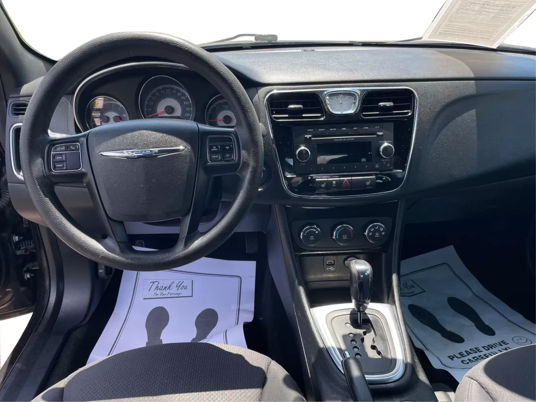 2014 Chrysler 200 LX (1C3CCBAG7EN) with an Other engine, located at 880 E. National Road, Vandalia, OH, 45377, (937) 908-9800, 39.891918, -84.183594 - Are you looking for a reliable car that seamlessly fits into your busy lifestyle? Look no further than this stunning 2014 Chrysler 200 LX, available now at Advantage Car and Credit in Fairborn, OH. This stylish sedan is perfect for growing families, daily commuters, or anyone seeking a dependable ve - Photo#19