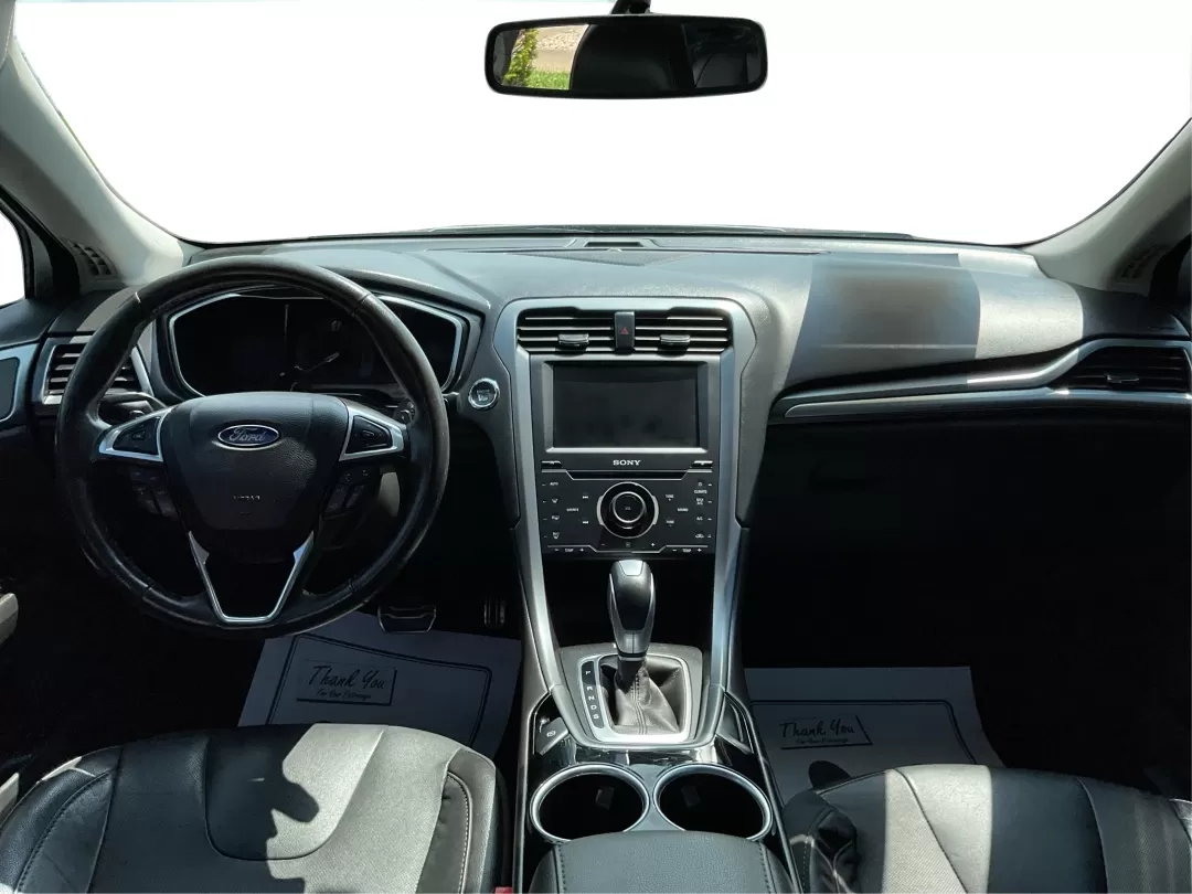 2013 Ford Fusion Titanium (3FA6P0D93DR) with an EcoBoost 2L I-4 gasoline direct injection engine, located at 1230 East Main St, Xenia, OH, 45385, (937) 908-9800, 39.688026, -83.910172 - Photo#19