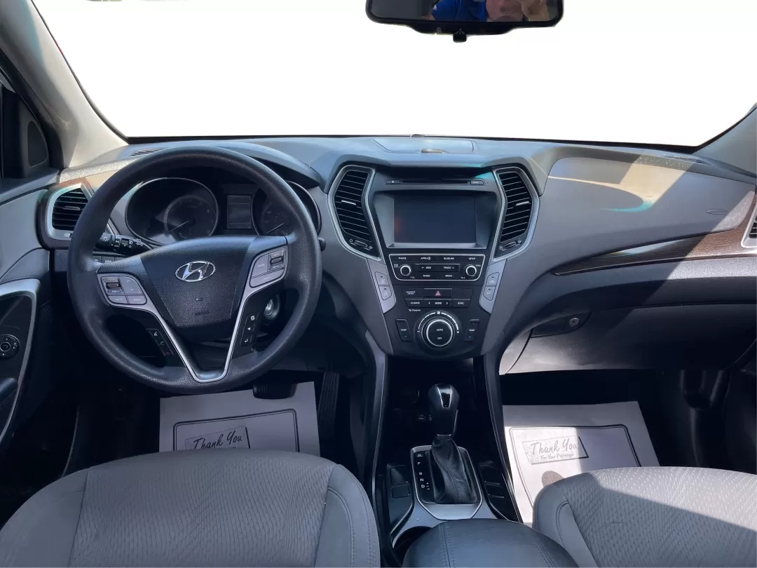 2017 Hyundai Santa Fe 2.4L (5XYZU3LB3HG) with an Theta II 2.4L I-4 gasoline direct injection engine, located at 1230 East Main St, Xenia, OH, 45385, (937) 908-9800, 39.688026, -83.910172 - Photo#20