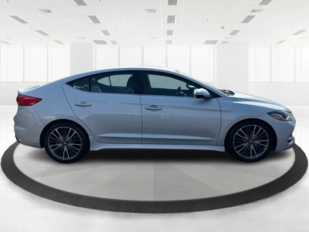 2018 Hyundai Elantra Sport (KMHD04LB6JU) with an 1.6L I-4 gasoline direct injection engine, located at 1099 N County Rd 25A , Troy, OH, 45373, (937) 908-9800, 40.057079, -84.212883 - ### Elevate Your Daily Commute with the 2018 Hyundai Elantra Sport at Advantage Car and Credit!<br /> <br /> Are you ready to enhance your daily life with a reliable vehicle that balances performance, comfort, and style? Look no further than the stunning 2018 Hyundai Elantra Sport, available now at - Photo#1