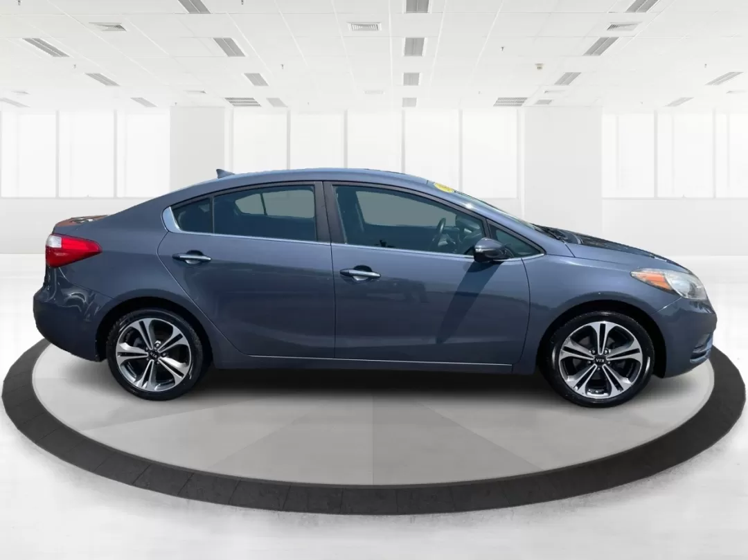 2014 Kia Forte EX (KNAFX4A88E5) with an 2L I-4 gasoline direct injection engine, located at 8750 N County Rd 25A, Piqua, OH, 45356, (937) 908-9800, 40.164391, -84.232513 - Photo#1