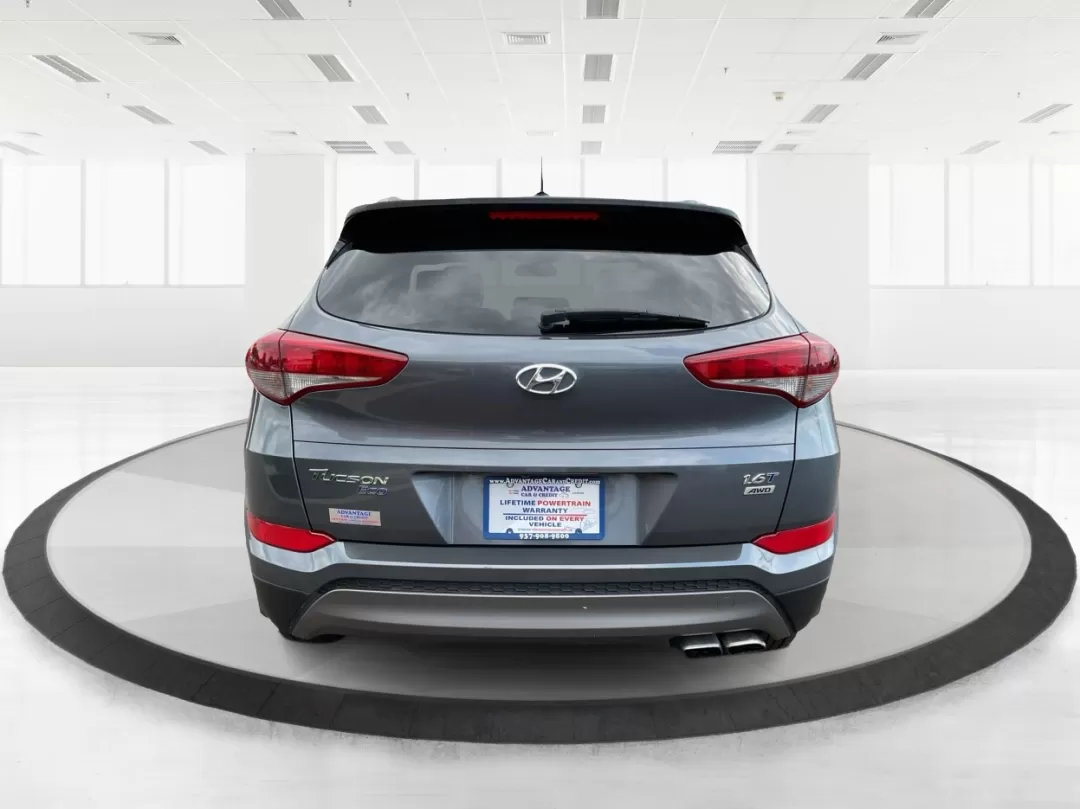 2016 Hyundai Tucson Eco (KM8J3CA24GU) with an 1.6L I-4 gasoline direct injection engine, located at 8750 N County Rd 25A, Piqua, OH, 45356, (937) 908-9800, 40.164391, -84.232513 - Photo#3