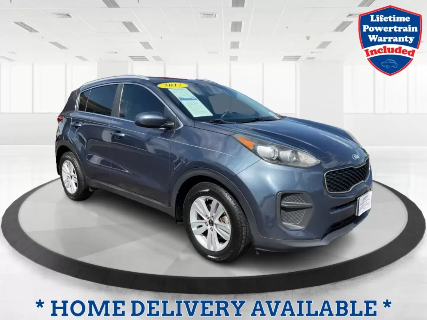 2017 Kia Sportage LX (KNDPM3ACXH7) with an Theta II 2.4L I-4 gasoline direct injection engine, located at 8750 N County Rd 25A, Piqua, OH, 45356, (937) 908-9800, 40.164391, -84.232513 - Photo#0