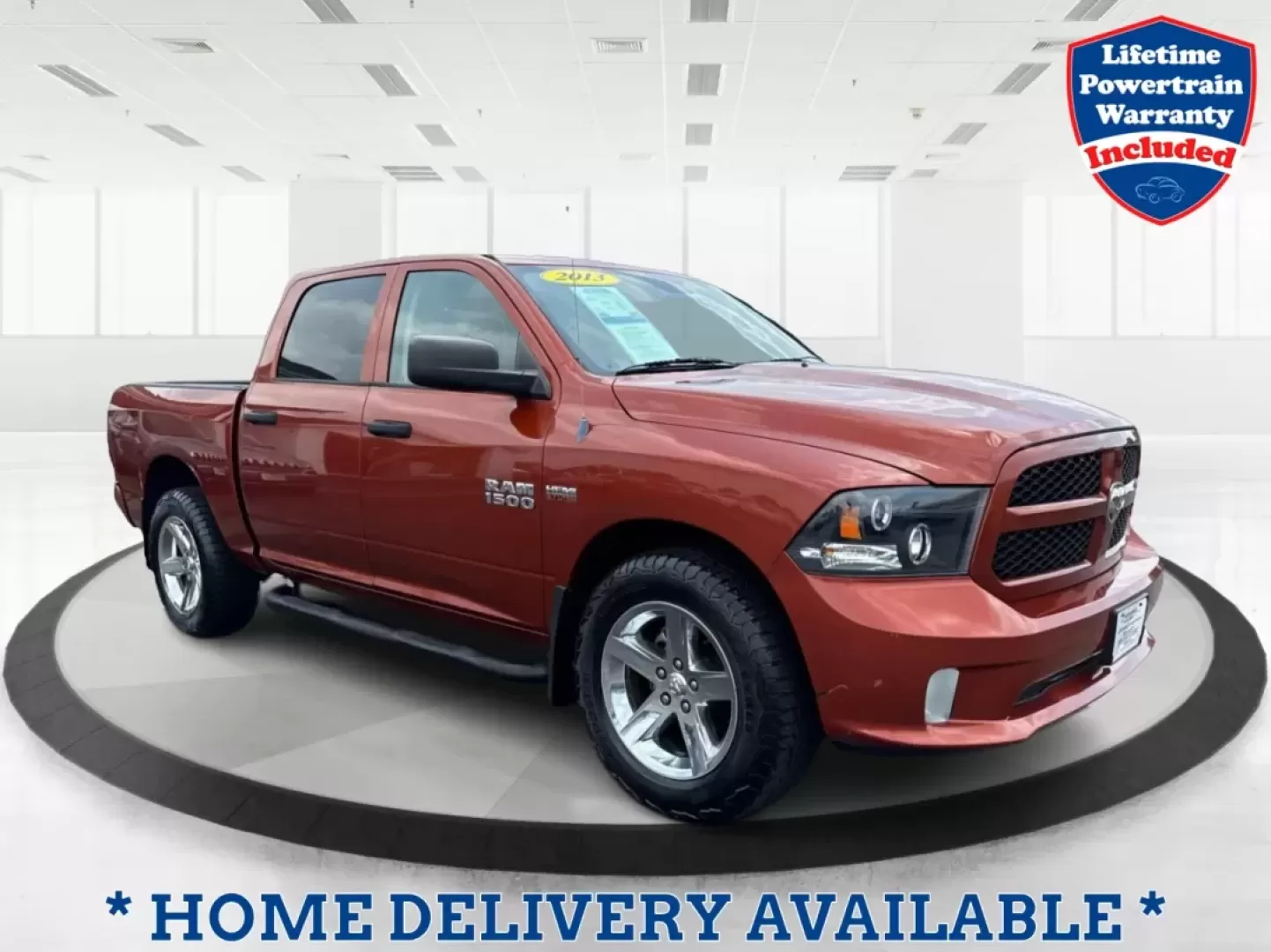 2013 Ram 1500 Express (1C6RR7KT8DS) with an HEMI 5.7L V-8 variable valve control engine, located at 8750 N County Rd 25A, Piqua, OH, 45356, (937) 908-9800, 40.164391, -84.232513 - **Adventure Awaits: Discover the 2013 Ram 1500 at Advantage Car and Credit!**<br /> <br /> If you're looking for a versatile and powerful truck that can seamlessly transition from weekday commutes to weekend adventures, look no further than this stunning 2013 Ram 1500 Express. With its bold Copperhe - Photo#0