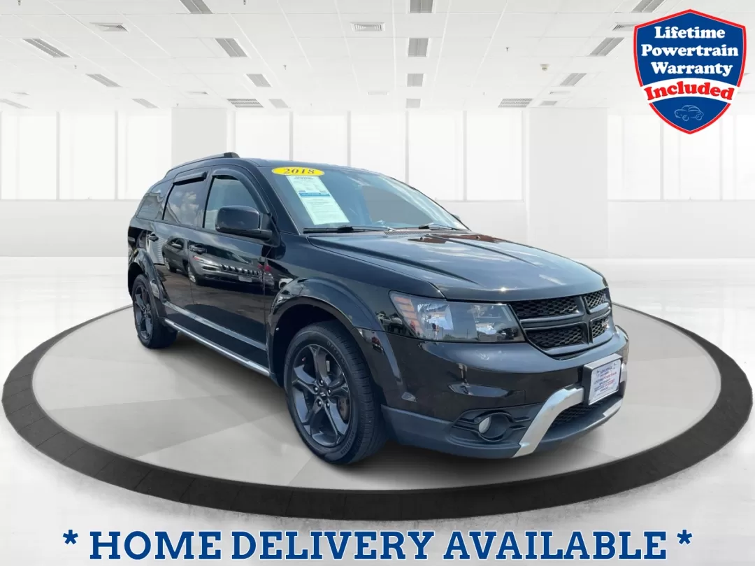 2018 Dodge Journey Crossroad AWD (3C4PDDGG7JT) with an Pentastar 3.6L V-6 DOHC engine, located at 1951 S Dayton Lakeview Rd., New Carlisle, OH, 45344, (937) 908-9800, 39.890999, -84.050255 - Photo#0